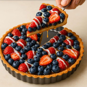 <span class=keywords><strong>Moule</strong></span> <span class=keywords><strong>à</strong></span> gâteau en acier au carbone antiadhésif CT06 avec <span class=keywords><strong>fond</strong></span> <span class=keywords><strong>amovible</strong></span>, <span class=keywords><strong>moule</strong></span> <span class=keywords><strong>à</strong></span> <span class=keywords><strong>tarte</strong></span> rond en forme de chrysanthème et plateau <span class=keywords><strong>à</strong></span> pizza 6/8/10 pouces - Product Image 3