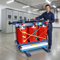 Transformateur Électrique Haute Tension 3 Phases 50Hz SCB13/14 Type Sec 3 Bobinages 10kV-11kV/480V-440V 110V 380V pour Système de Distribution d'Énergie