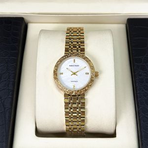 Nuevo reloj de pulsera para mujer - acero inoxidable con superficie de nácar de alta calidad y elegante movimiento de cuarzo - Product Image 6