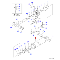 Cylindre d'inclinaison hydraulique OEM 707-01-0K420 pour décompacteur, compatible avec les bulldozers D155A-6 D155AX-6, référence 707010K420, pièces de machines de construction