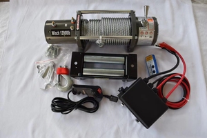 Cabrestante Eléctrico Todoterreno de 12V 24V CC de 2000-20000lbs con Cable de Acero - Product Image 3