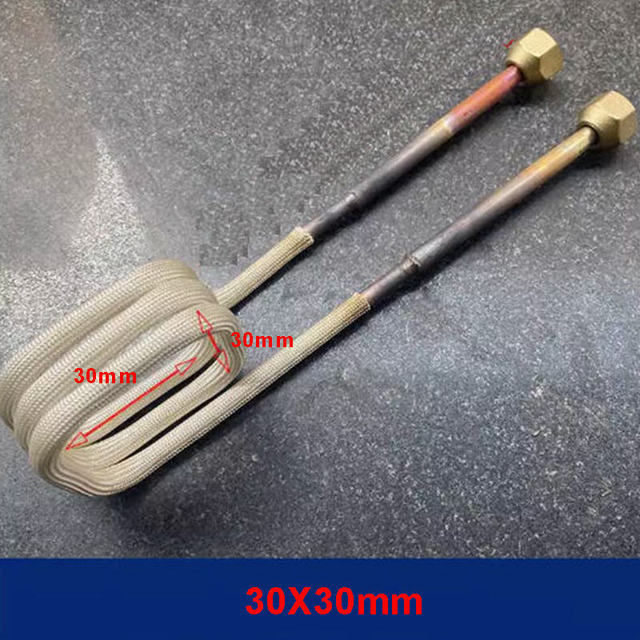 OEM Manufacturers Square Induction Heating Head for Induction Copper Coil Customization Induction Coil Induction Rings