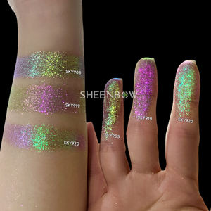 لصبغ ظلال عيون متعدد الكروم من البورسليكات والتيتانيوم من أجل الشفق السحري ، أصباغ جلدية لامعة معدنية 10-95um - Product Image 5