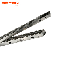 Crémaillère hélicoïdale CNC DETON 1,5M 2M 3M, accessoire de transmission industrielle pour machine de gravure laser sur métal