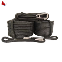 Cordage d'amarrage en nylon et polyester résistant aux UV et à l'eau salée pour bateaux, cordage de stationnement marin, taille personnalisée