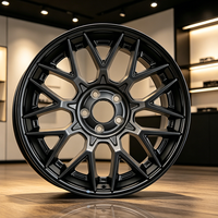 Rines Negros de Aleación de Aluminio Forjado de 20 Pulgadas ET35 5x108 CB73.1 para Volvo XC60 XC90 Ford Edge Peugeot 5008 Jaguar XF