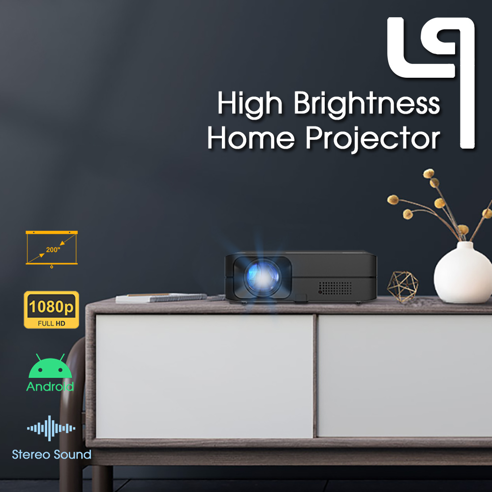 Super High Brightness Home Projector 1920*1080P 400 ANSI Lumens LC Projector for Hotel