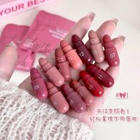 NOUVEAU 12 Color Capsule Lipstick Set Anti-Stick Mini Matte Lipstick Non Stick Silky and Smooth Matte Lipstick