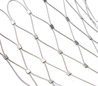 Grillage en fil d'acier inoxydable tissé de 6 cm, filet flexible pour volière et zoo avec service de découpe
