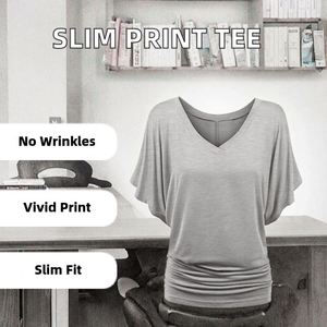Camiseta femenina de manga corta con detalles de perlas y pedrería, modelo casual con cuello redondo, lanzamiento 2026. Ideal para uso diario. - Product Image 2