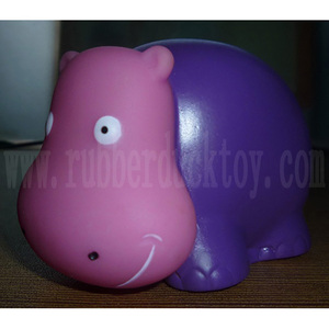 कस्टम रबर हिप्पो खिलौना, हिप्पोकैम्पस रबर पशु हिपो स्नान खिलौना, प्लास्टिक हिपो खिलौना - Product Image 1