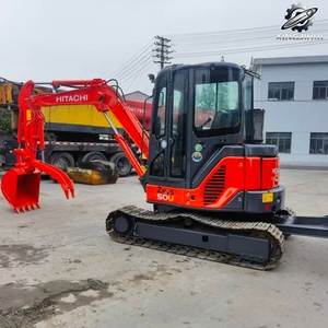 Used Hitachi50 MiniCrawler Excavator 5Ton 0.2m³<b>Bucket</b> Original Japan Brand <b>Small</b> Construction Excavator Low Hours Good Condition - Product Image 3