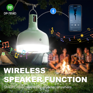 Batería Recargable de Alta Capacidad 48W Tipo C Carga Rápida Emergencia Portátil Camping al Aire Libre Gancho Mercado Nocturno Bombilla LED Móvil - Product Image 2