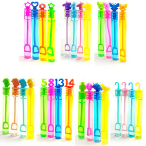 המפלגה לטובת פלסטיק צינור מיני לב בצורת בועה שרביטים בועת מפוח מקל חתונה קסם סבון בועות - Product Image 2