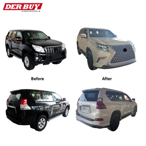 Kit de Carrocería para Land Cruiser <span class=keywords><strong>Prado</strong></span> <span class=keywords><strong>2008</strong></span> 2010 2013 2015, Color Blanco, Actualización a <span class=keywords><strong>GX</strong></span> GX400 GX460 <span class=keywords><strong>Prado</strong></span> a Lexus <span class=keywords><strong>Gx</strong></span> - Product Image 3