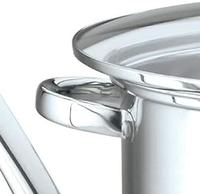 Fabricant chinois, ensemble de 4 ustensiles de cuisine de luxe en acier inoxydable 304 de qualité couscous, vente en gros d'ensembles de cuisine, marmites à soupe et à bouillon