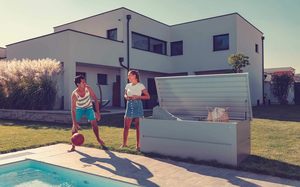 600L Outside <strong>Storage</strong> Box Ben - Waterproof <strong>Bench</strong> for <strong>Garden</strong> Garage Balcony Patios Deck Parcel Drop Box Heavy Duty Outdoor - Product Image 4