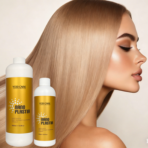 Traitement capillaire professionnel YOGI Nanoplastia Herbal Brazilian Keratin nourrissant et rafraîchissant avec FM GRATUIT 250ml/1000ml - Product Image 1