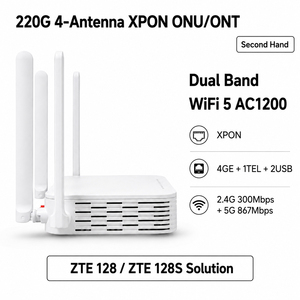 Router ONU AC1200 WIFI 5 de Doble Banda 2.4G/5G con 4GE+1TEL+2USB, OMCI y TR069, para Compartir/Imprimir Archivos, 220G-4 - Product Image 1