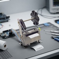 Impresora Térmica Integrada de 58 mm para Recibos y Códigos de Barras con Cortador Automático, Máquina de Impresión con USB/RS232/TTL