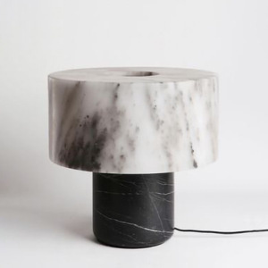 Nordic Marble Modern Minimalist Bedside <strong>Table</strong> Lamp Glass Living Room Bedroom Model Room Decorative Resin Desk <strong>Lighting</strong> Design - Product Image 1
