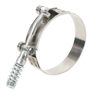 Collier de serrage en V en acier inoxydable <span class=keywords><strong>à</strong></span> haute dureté, <span class=keywords><strong>à</strong></span> vis métrique en T, antidérapant, <span class=keywords><strong>à</strong></span> filetage robuste et stable, pour usage automobile - Product Image 1