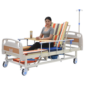Ji Fuxiang Manual Hospital <b>Bed</b> Cold Rolled Steel LN-90 With <b>Side</b> Rails <b>For</b> Hospital Use - Product Image 1