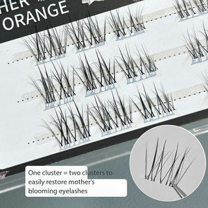 Clusters <span class=keywords><strong>de</strong></span> cils supérieurs House Brand Mint Wisp – Effet œil <span class=keywords><strong>de</strong></span> chat naturel léger et liftant pour usage quotidien, 20 mm, option personnalisée, 3D brillant - Product Image 5