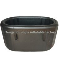 Baignoire gonflable ovale pliable pour bain de glace, avec maintien de température constante, pour adultes, vente en gros, sélection de tailles