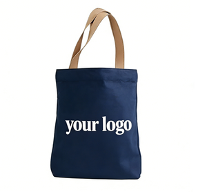 Bolsa de Lona de Gran Capacidad al por Mayor, Bolsa de Compras de Lona de Algodón Plegable Reutilizable Orgánica Lisa con Logotipo - Product Image 3