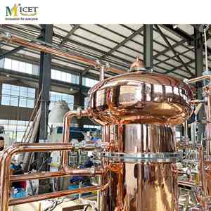 Acero inoxidable Inicio Cobre Todavía Whisky Vino Ginebra Vodka Brandy Todavía 50L 100L 150L 200L Hogar Alcohol Todavía - Product Image 4