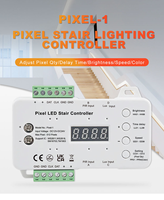 Lampes LED intelligentes pour marches d'escalier, éclairage LED pour escalier, éclairage de couloir avec contrôleur de vitesse automatique pour marches d'escalier