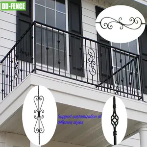 Decorative Railing Designs Deck Stair Veranda Balcony Aluminum Railing