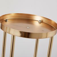 Support de centre de table de mariage en fer doré, haute qualité, moderne, fait main, luxe, vente en gros