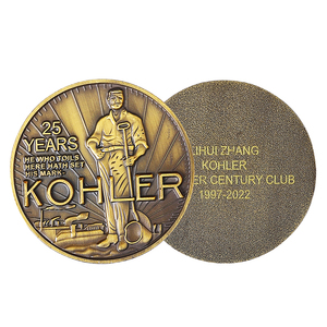 3D Zinc Alloy Brass <b>Engraved</b> Challenge Coins Custom <b>Metal</b> Designs Gold-Plated Custom Colors Lanyard Souvenirs REPRODUCTION - Product Image 5