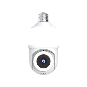 Cámara Bombilla 5G Transfronteriza 2K 2MP CMOS Luz Blanca Impermeable Visión Nocturna Grado Industrial Inalámbrica PTZ <span class=keywords><strong>ICSEE</strong></span> Monitoreo E27 - Product Image 1