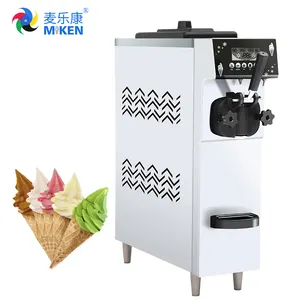 KLS-S12 Mini Single Flavor Ice Cream Machineตารางสำหรับเครื่องดื่มเย็นร้านค้าบาร์Soft Ice Cream Machine