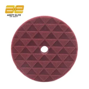 Segitiga 5 Inci Busa Mobil Perbaikan Goresan Buffing Kit DA Busa Buffing Pad Mobil Detail Polishing Pad