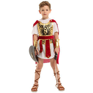 4歳から12歳向けの子供用ハロウィン仮装、中世ローマ戦士/プリンセスコスチューム MIDD-008 - Product Image 6