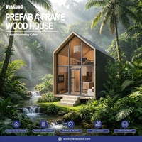 Maison préfabriquée moderne de luxe pour la vie urbaine, structure en acier galvanisé modulaire, cabine, cadre triangulaire, conception de villa conteneur