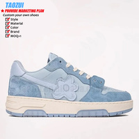 Chaussures tendance à semelles épaisses personnalisées, semelles de chaussures à coussin d'air, chaussures de skate vierges pour hommes, design original, prix d'usine
