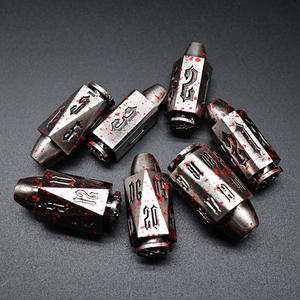 Ensemble de dés en métal tungstène aluminium de qualité supérieure, 7 pièces, pour jeux de table DND, idéal pour les joueurs de <span class=keywords><strong>RPG</strong></span> et de DND - Product Image 3