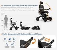 Robot de mobilité électrique pour escalades avec siège réglable et propulsion à chenilles