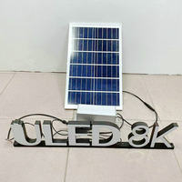 Letrero LED Solar Exterior Impermeable Personalizado para Publicidad de Centros Comerciales y Empresas - Letras de Canal 3D, Luz de Logotipo para Fachada de Tienda