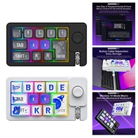 Keyboard Gaming Tiga Mode yang Dapat Ditukar Saat Aktif (Hot Swappable) dengan Lampu Latar RGB Anti Ghosting Mekanik untuk PC Laptop Desktop Gamer