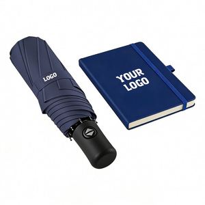 3-Fold Automatic <b>Umbrella</b> UV Printing Customizable Auto Open Close Button Folding Design <b>Windproof</b> Strong Metal Frame - Product Image 1