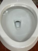 WC sur pied pour hôpital et toilettes publiques, avec siège noir, chasse d'eau haute pression, économie d'eau antibactérienne