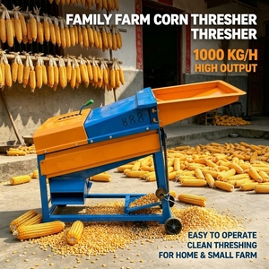 Sgranatrice di Mais Portatile KF, Capacità 1000kg/h, Motore 220V, Costruzione in Acciaio, Facile Utilizzo, Ruote Mobili, Garanzia <span class=keywords><strong>1</strong></span> Anno - Product Image 3