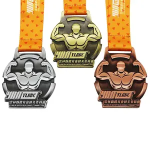 OEM Manufacturer Wholesale Custom Cheap Zinc Alloy Karate 3D Medal 5k 10k Marathon Running Metal Sport Medals Custom