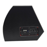 Amplificateur intégré Subwoofers de voiture Boîtier de 10 pouces Haut-parleur SVC RMS 90W Cuir 10 "Subwoofer actif de voiture Boîte de haut-parleurs de voiture